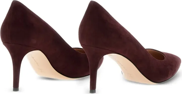 Suede Heeled Pumps - Image 3