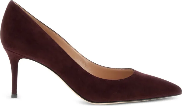 Suede Heeled Pumps