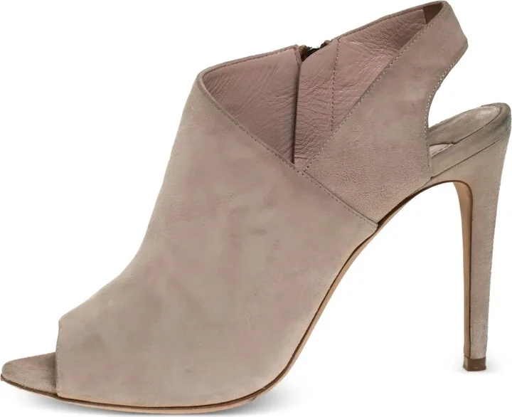 Suede Heeled Sandals