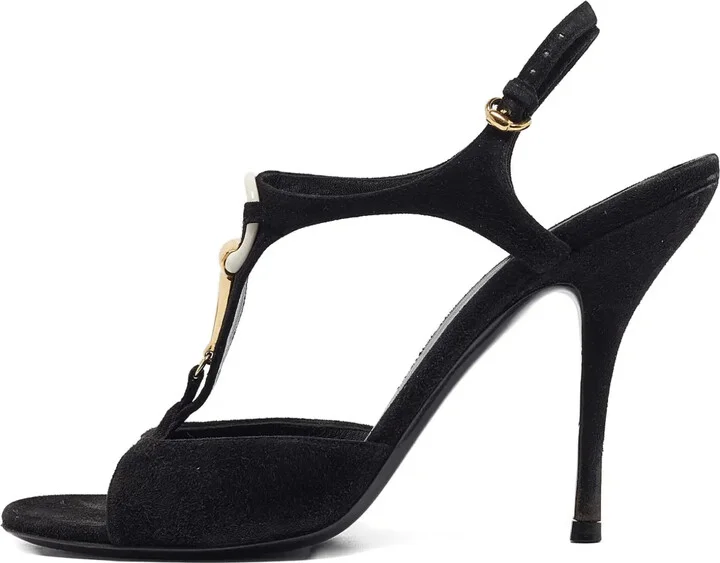 Suede Heeled Sandals