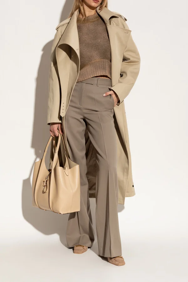 Suede Heeled Shoes, , - Beige - Image 2