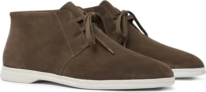 Suede Hi-Top Sneakers - Image 2