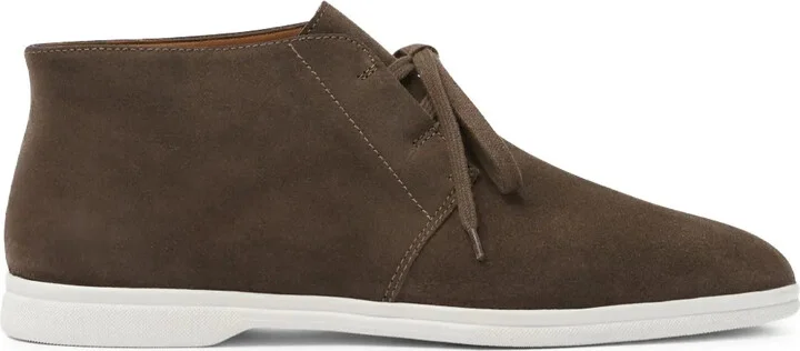 Suede Hi-Top Sneakers
