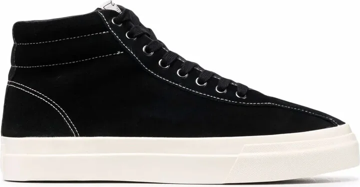 Suede Hi-Top Trainers