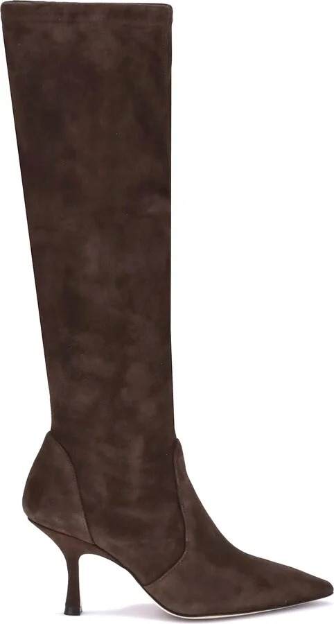 Suede High Boots