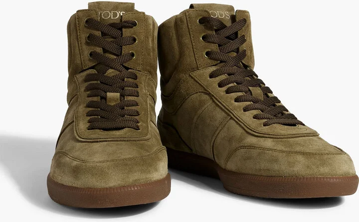 Suede high-top sneakers - Image 2