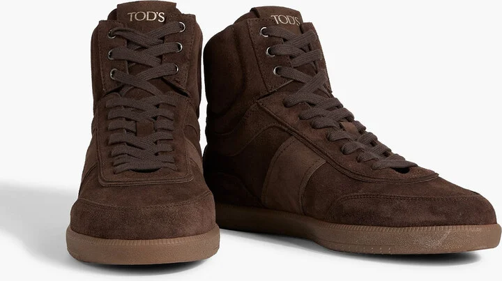 Suede high-top sneakers - Image 5