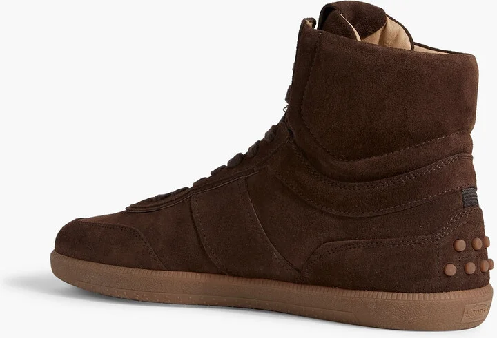 Suede high-top sneakers - Image 6