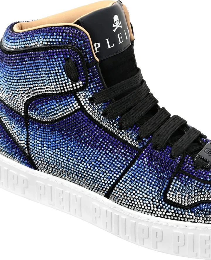 Suede High-Top Sneakers - Image 4