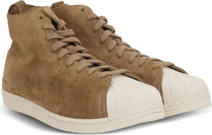 Suede High-Top Sneakers - Image 2
