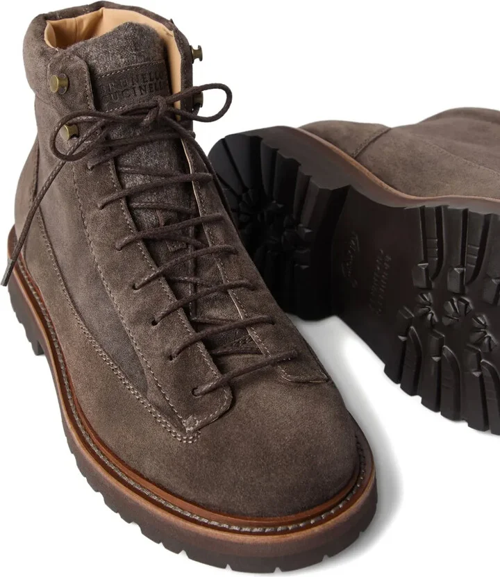 Suede Hiking Boots - Image 4