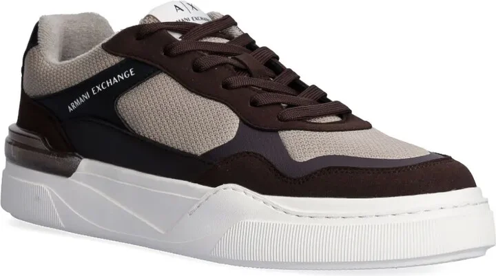 Suede-Inserts Sneakers - Image 2