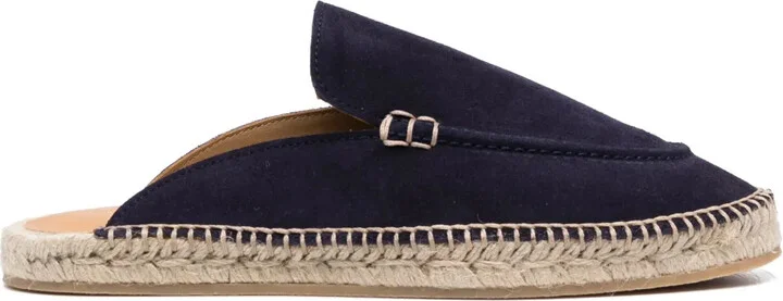 Suede Jute-Sole Espadrilles
