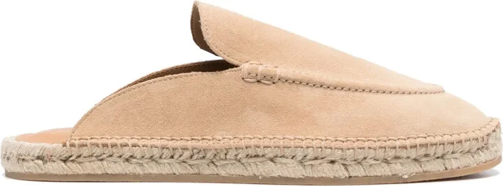 Suede Jute-Sole Espadrilles