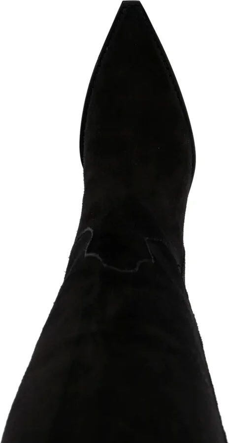 Suede Knee-High 90mm Boots - Image 4