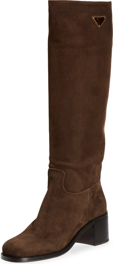 Suede Knee High Boot