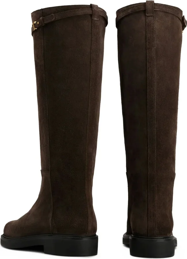 Suede Knee-High Boots - Image 3