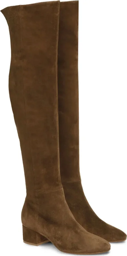 Suede Knee-High Boots - Image 2