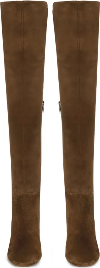 Suede Knee-High Boots - Image 3