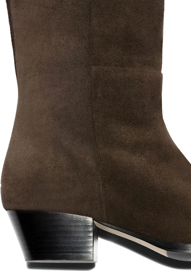 Suede Knee-High Boots - Image 5