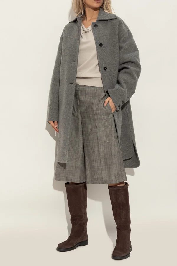 Suede Knee-high Boots, , - Brown - Image 2