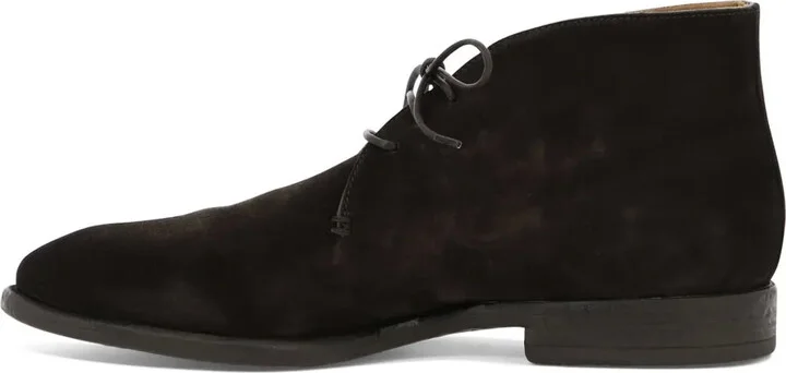 Suede Lace-Up Ankle Boots - Image 3