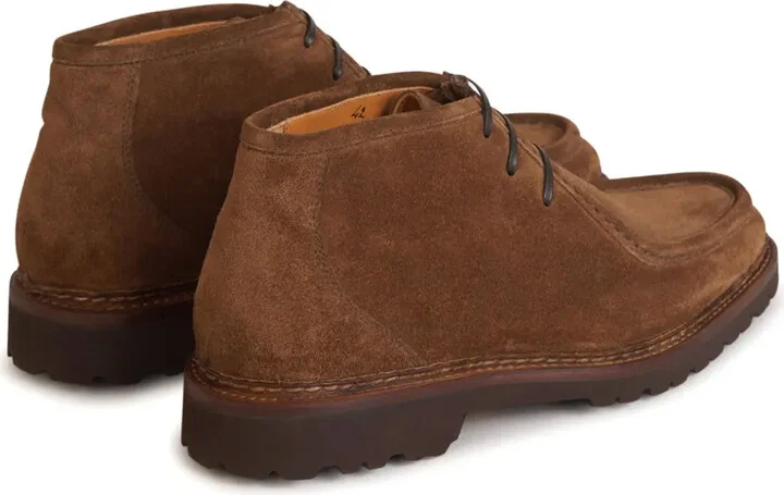 Suede Lace-Up Ankle Boots - Image 3