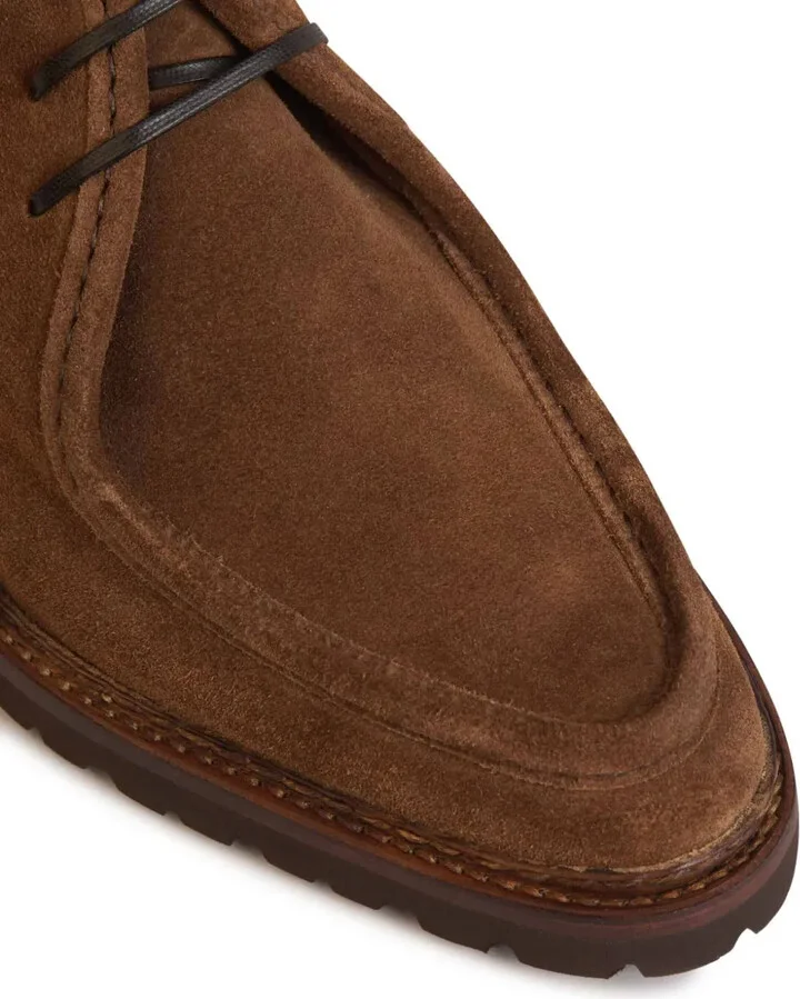 Suede Lace-Up Ankle Boots - Image 5