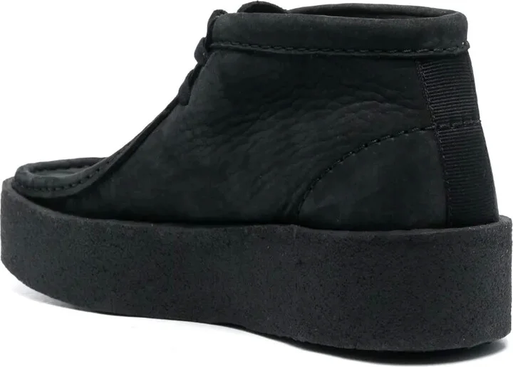 Suede Lace-Up Ankle Boots - Image 3