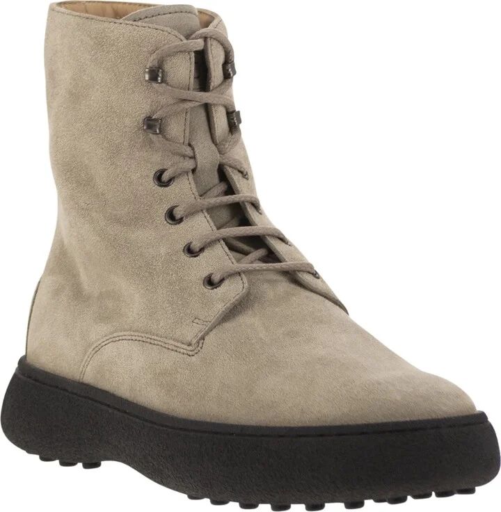 Suede Lace-up Boot - Image 2