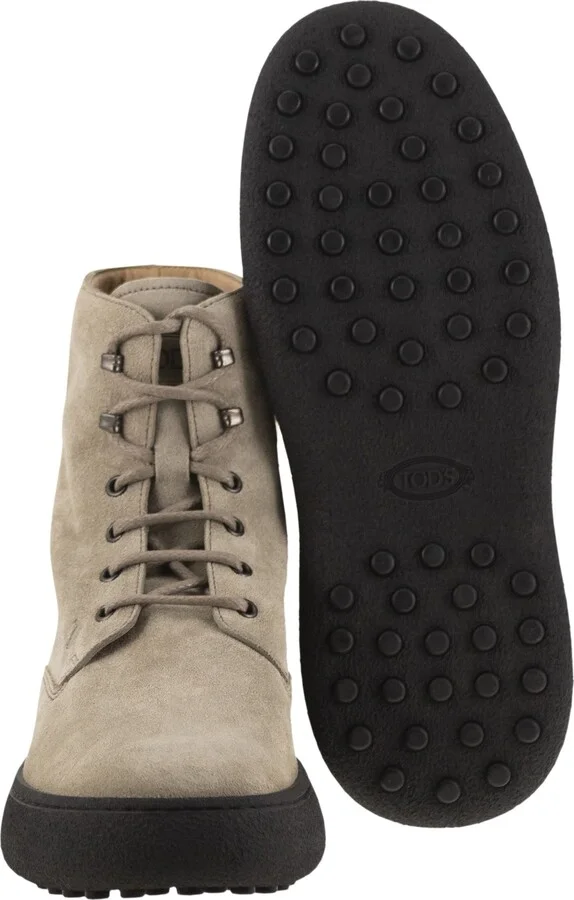 Suede Lace-up Boot - Image 5