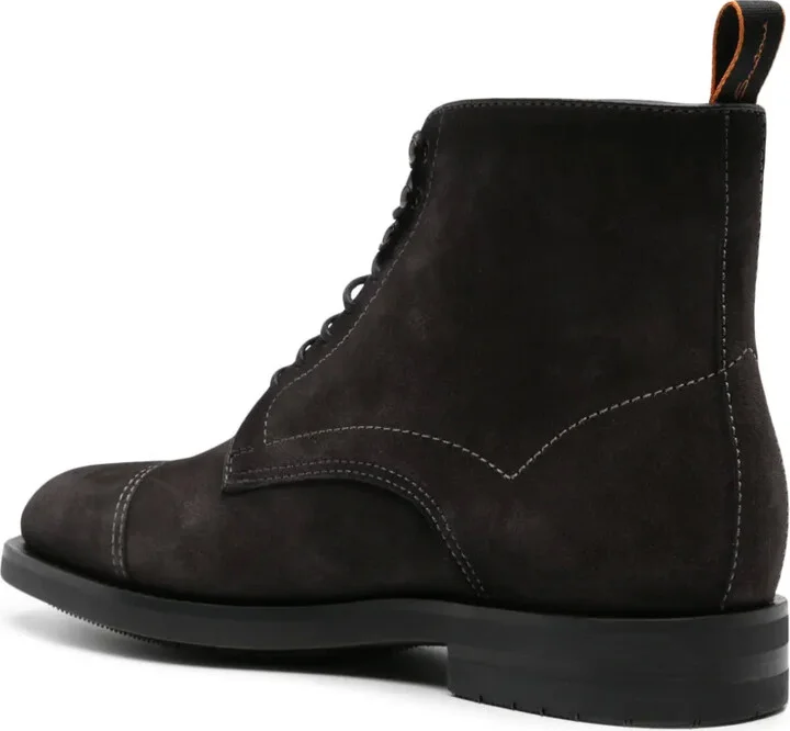 Suede Lace-Up Boots - Image 3