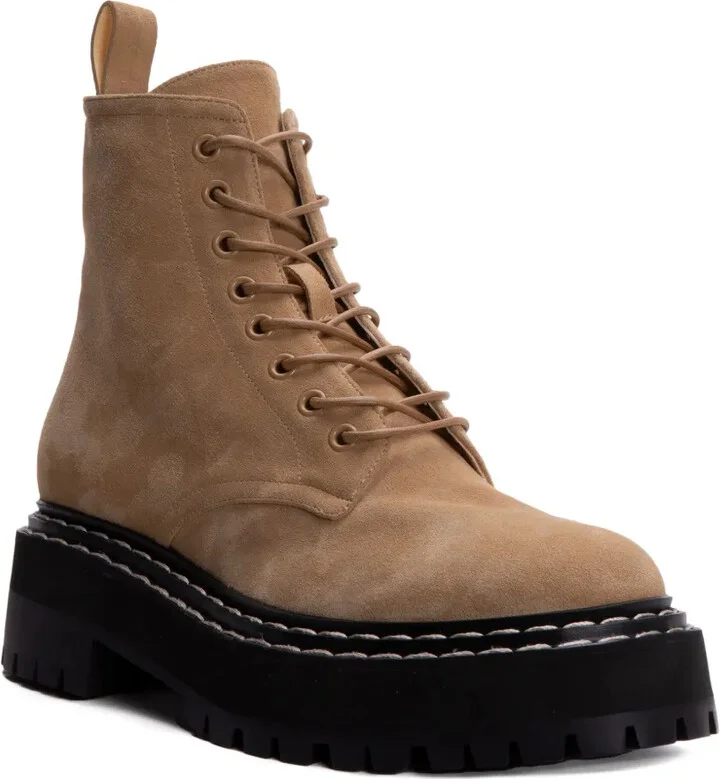 Suede Lace-Up Boots - Image 2