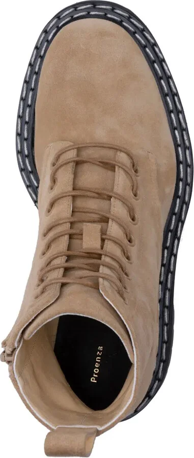 Suede Lace-Up Boots - Image 4