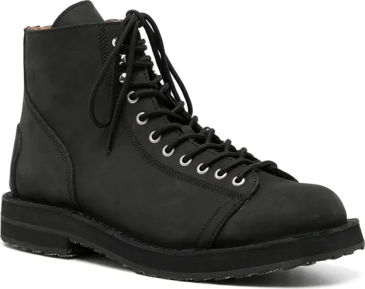 Suede Lace-Up Boots - Image 2