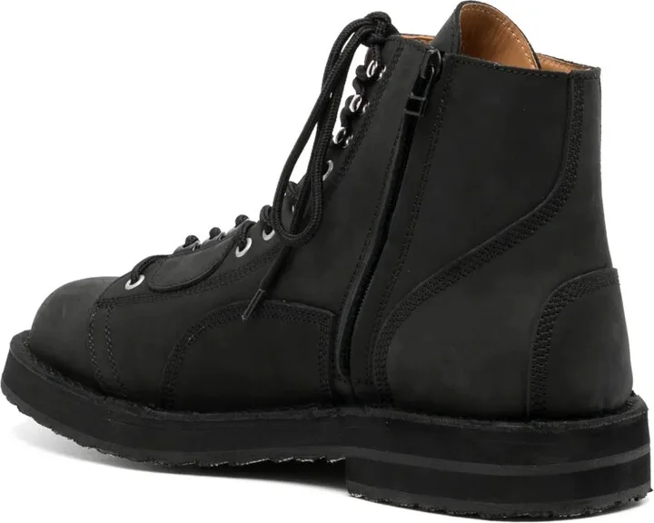 Suede Lace-Up Boots - Image 3