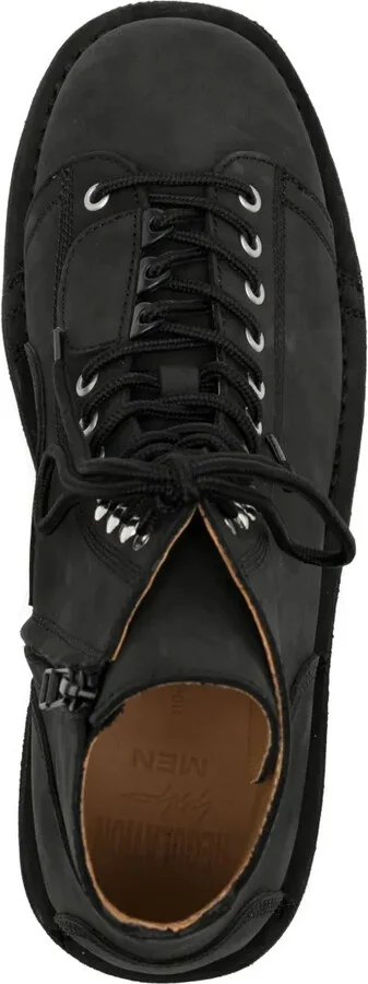 Suede Lace-Up Boots - Image 4