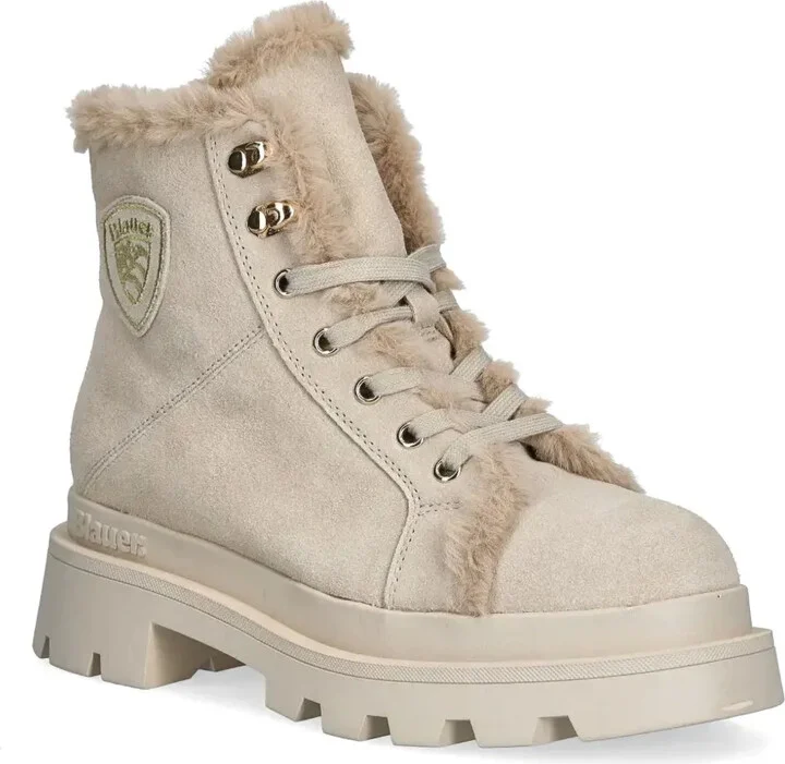 Suede Lace-Up Boots - Image 2