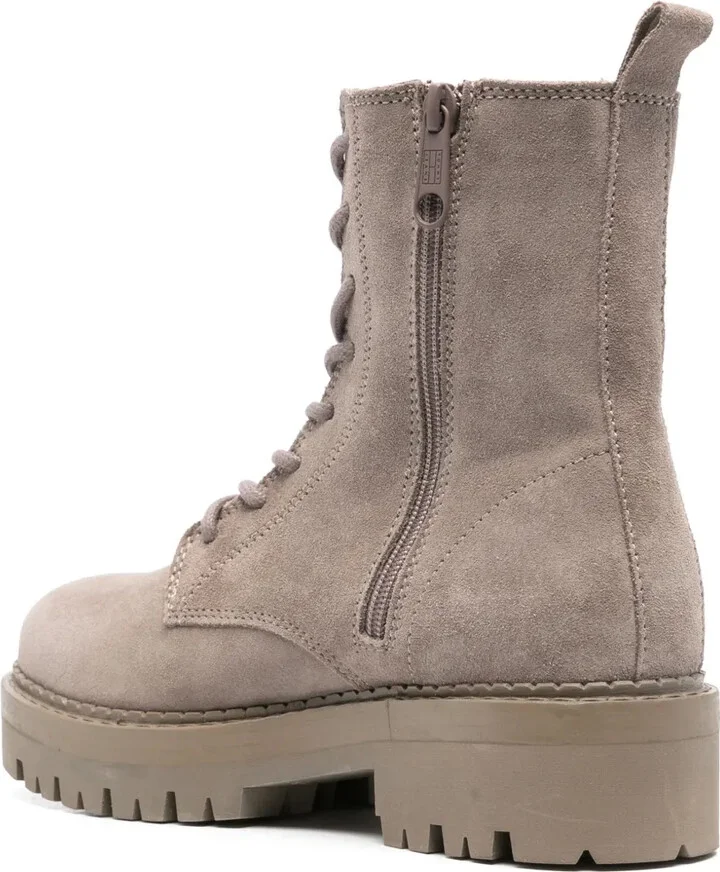 Suede Lace-Up Boots - Image 3