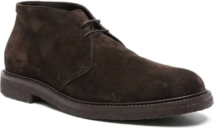 Suede Lace-Up Boots - Image 2