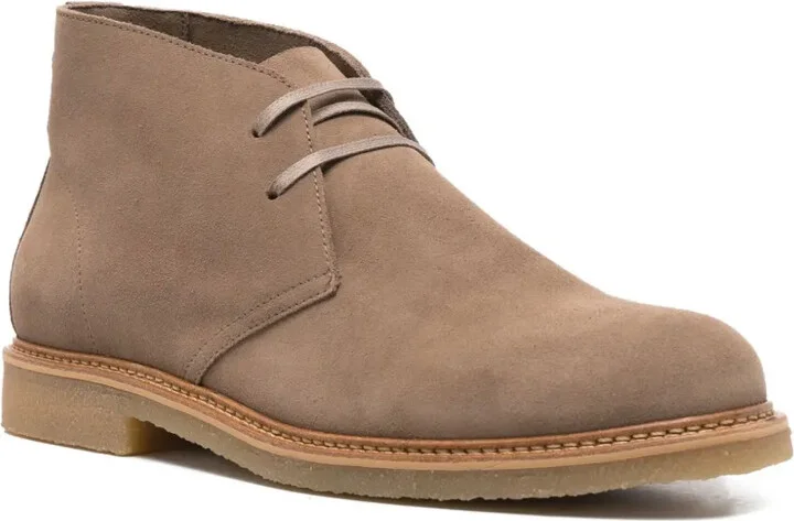 Suede Lace-Up Boots - Image 2