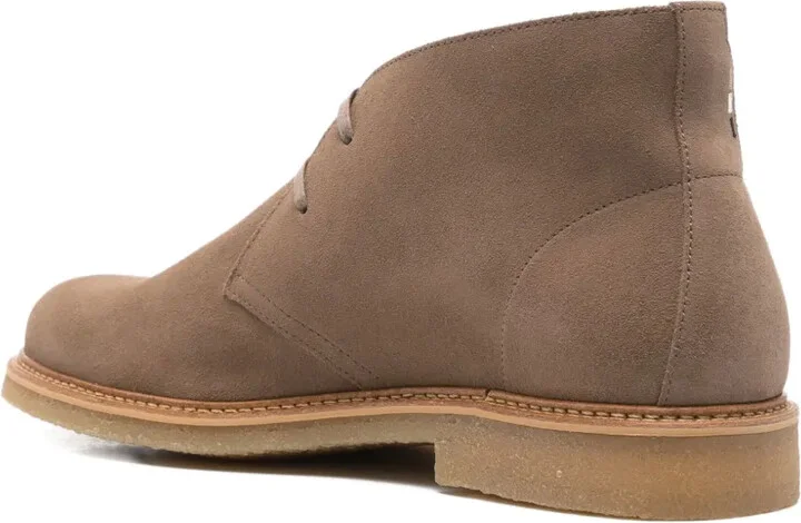 Suede Lace-Up Boots - Image 3