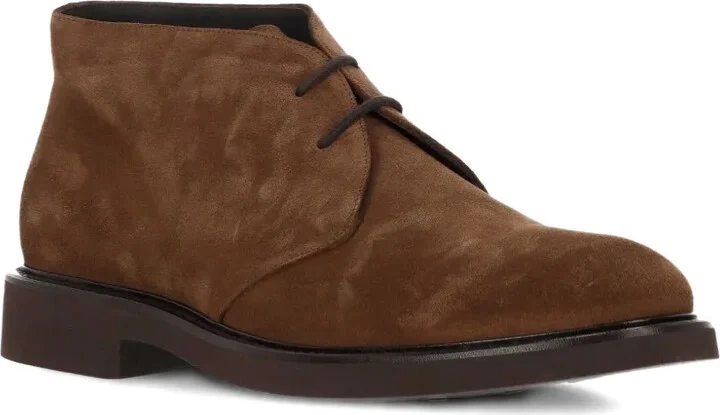 Suede Lace-Up Boots - Image 2