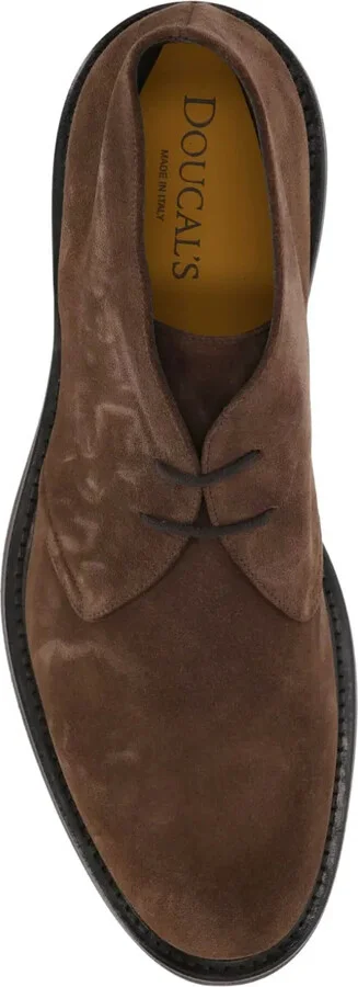 Suede Lace-Up Boots - Image 4