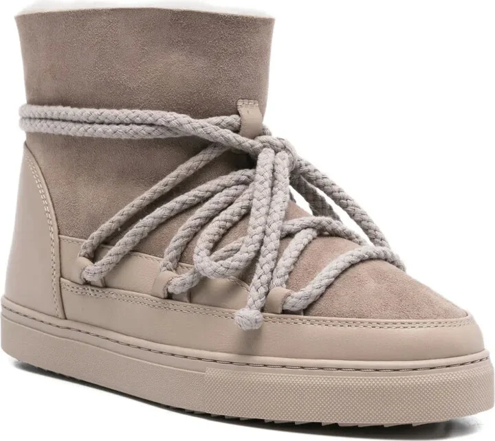 Suede Lace-Up Boots - Image 2