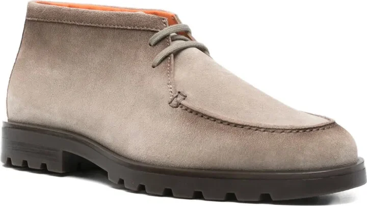 Suede Lace-Up Boots - Image 2