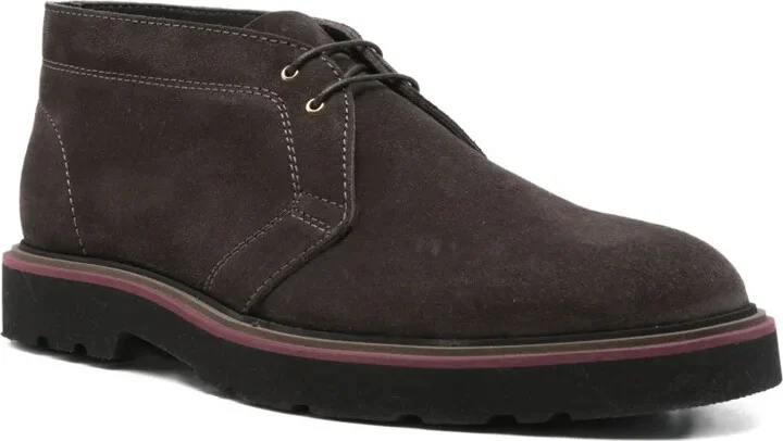 Suede Lace-Up Boots - Image 2