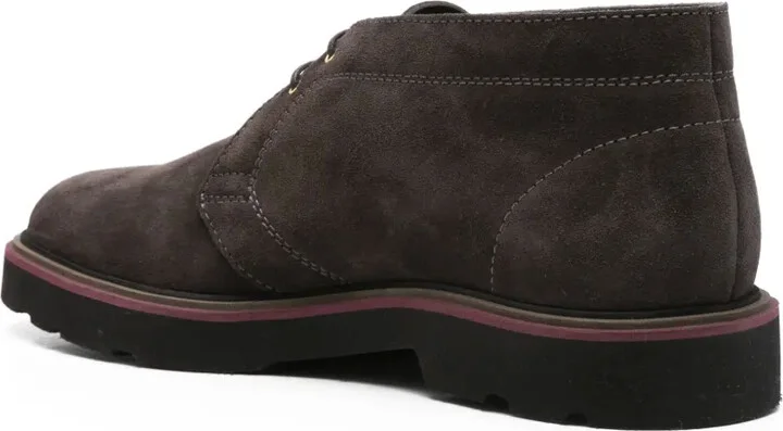 Suede Lace-Up Boots - Image 3