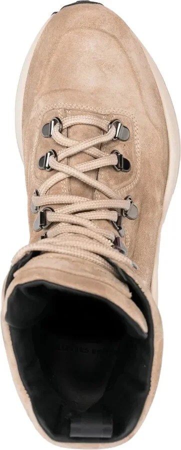 Suede Lace-Up Boots - Image 4