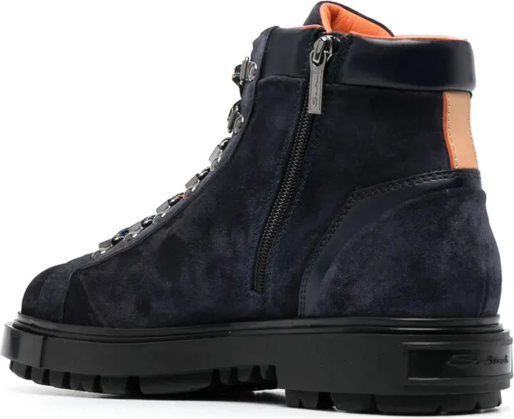 Suede Lace-Up Boots - Image 3